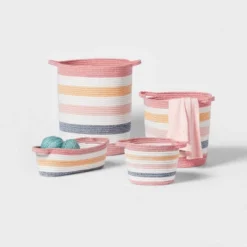 Striped Coiled Rope Kids' Storage Bin - Pillowfort™ 10 Striped Coiled Rope Kids' Storage Bin - Pillowfort™ -Chicco Outlet Store GUEST 18fc3409 df85 4518 a061 53954e0e0439