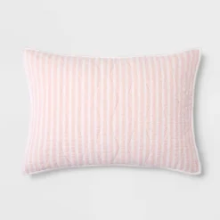 Chambray Striped Kids' Sham - Pillowfort™ -Chicco Outlet Store GUEST 26204b23 d92f 4768 87ef e5228358f247