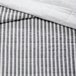 Chambray Stripes Kids' Quilt - Pillowfort™