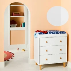 Chicco Outlet Store 29 Plush Changing Pad Cover Sleepy Tides - Cloud Island™