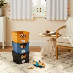 New Release 23 Metal Stackable Kids' Storage - Pillowfort™