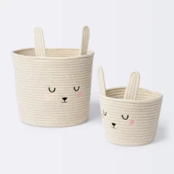 Coiled Rope Small Round Storage Basket - Rabbit - Cloud Island™ -Chicco Outlet Store GUEST af7f0e09 bdf8 4734 a3ec 70dd06adeeb5