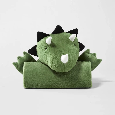 Dinosaur Kids' Hooded Blanket - Pillowfort™ 2 Dinosaur Kids' Hooded Blanket - Pillowfort™ - Image 2