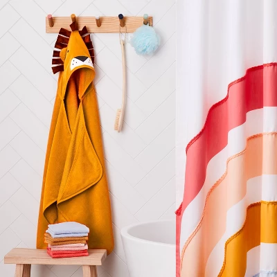 25"x50" Lion Kids' Hooded Towel - Pillowfort™ 1 25"x50" Lion Kids' Hooded Towel - Pillowfort™