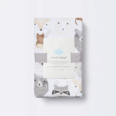 Plush Changing Pad Cover Woodland Animals - Cloud Island™ 2 Plush Changing Pad Cover Woodland Animals - Cloud Island™ - Image 2