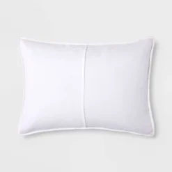 Chambray Striped Kids' Sham - Pillowfort™ -Chicco Outlet Store GUEST d7e7ef91 dab5 4718 a641 e1902185e27c