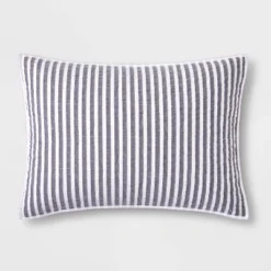 Chambray Striped Kids' Sham - Pillowfort™ -Chicco Outlet Store GUEST fb526645 755a 4412 920a 59597bab4dd7