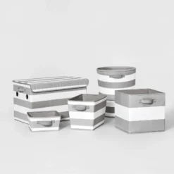 Canvas Striped Kids' Bin - Pillowfort™ -Chicco Outlet Store GUEST ffba7162 489f 4be4 93c1 6a1844d32cab 1